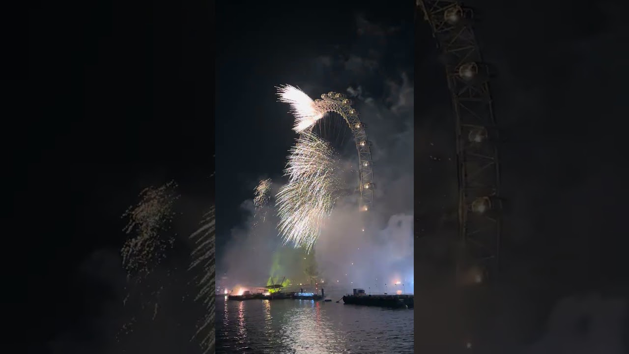 Londra’da 2026 yeni yıl kutlaması…