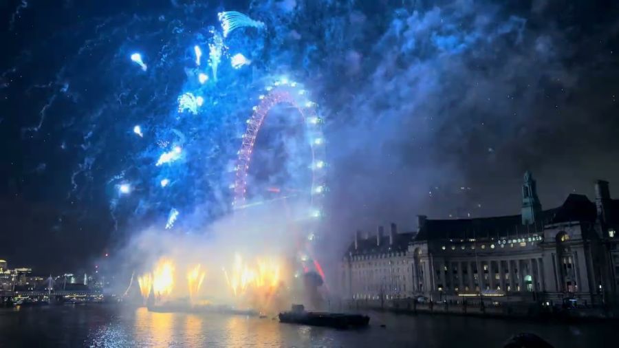 Londra’da yeni yıl coşkusu 2026
